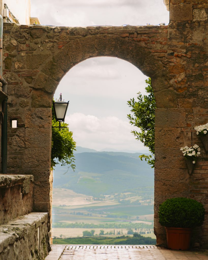 Pienza walls, Tuscany, Italy