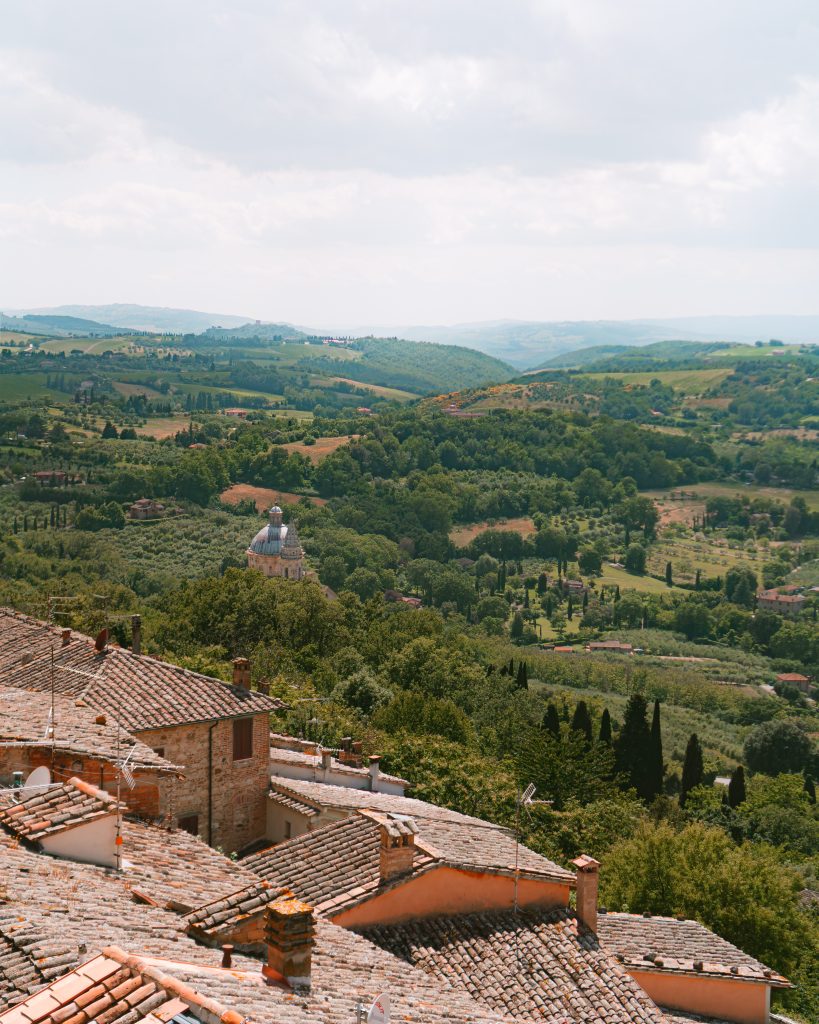 View from Montepulciano city walls