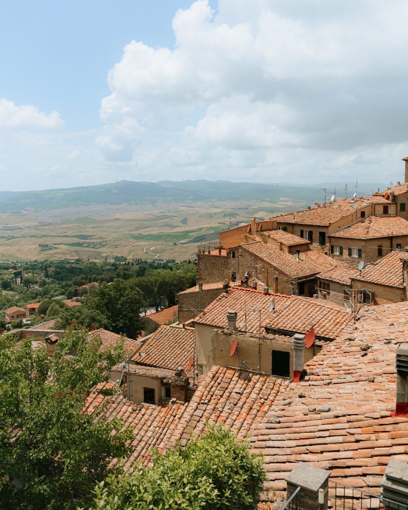 View from Volterra city walls, Tuscany