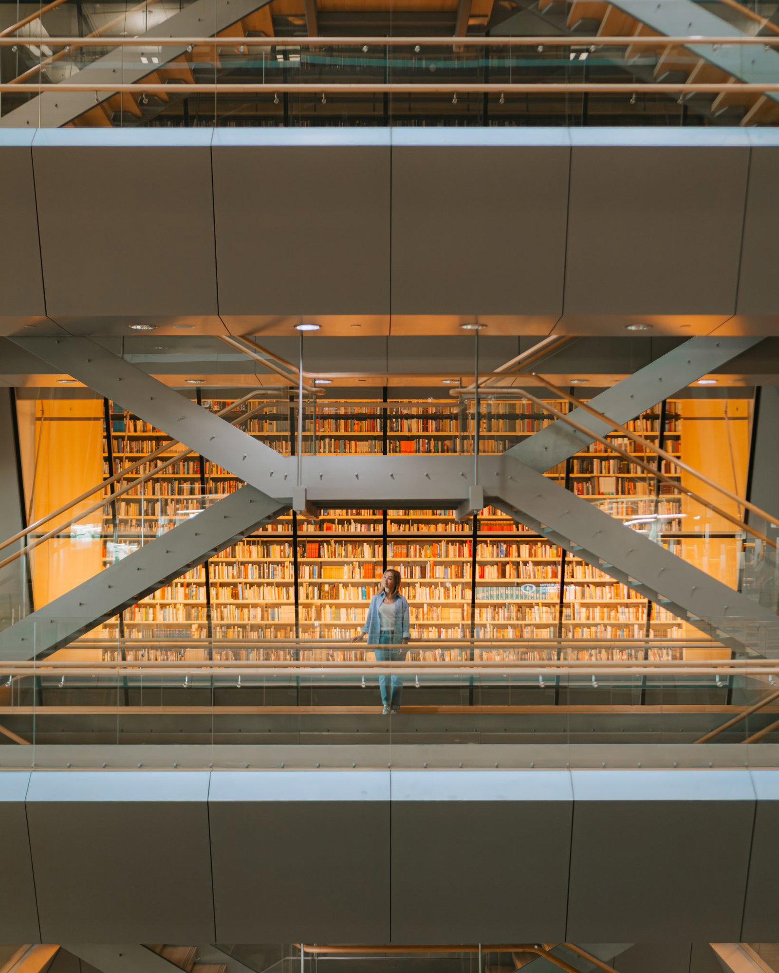 Latvia National Library with Aga