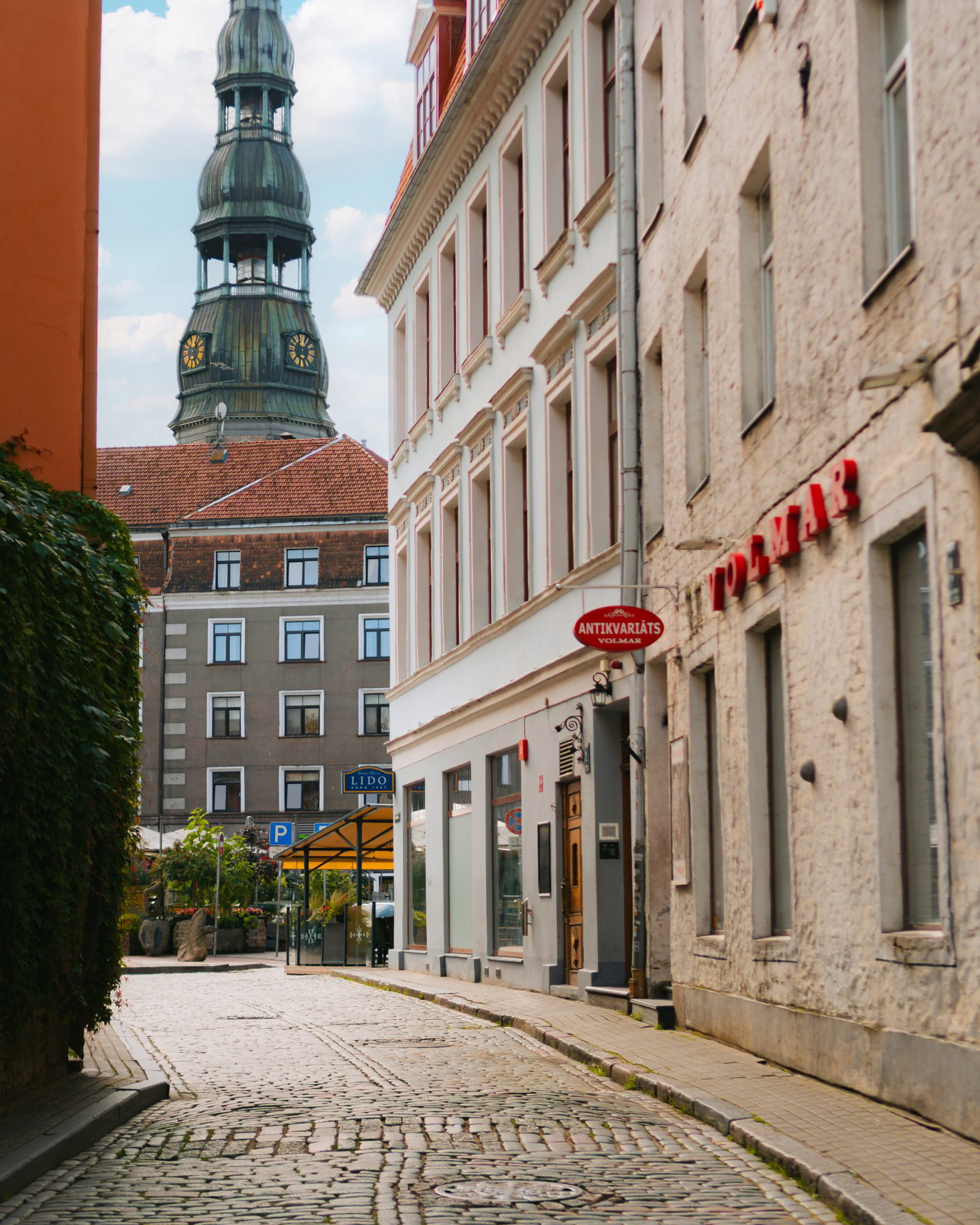 Streets in Riga Old Town