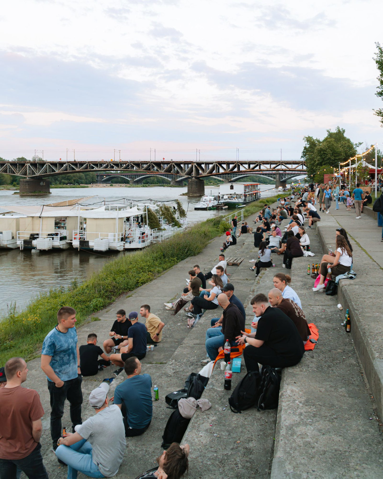 Vistula Boulevards in Warsaw