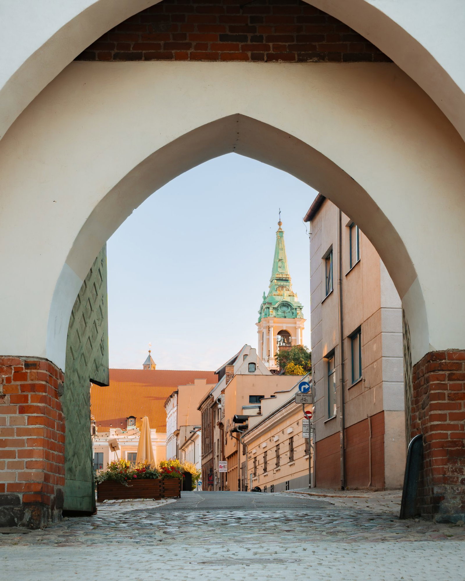 City gate in Torun, Poland