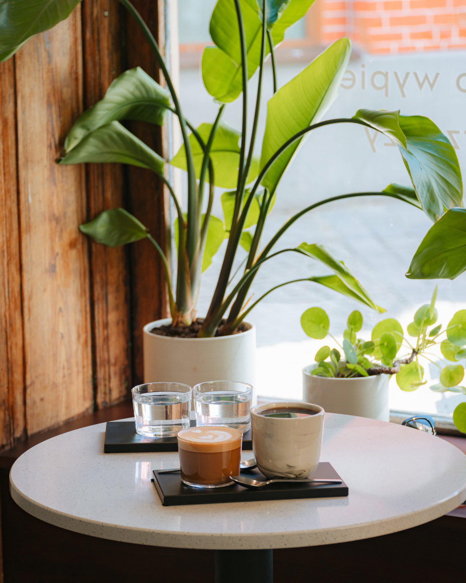 Coffee in Napar coffee shop in Torun, Poland