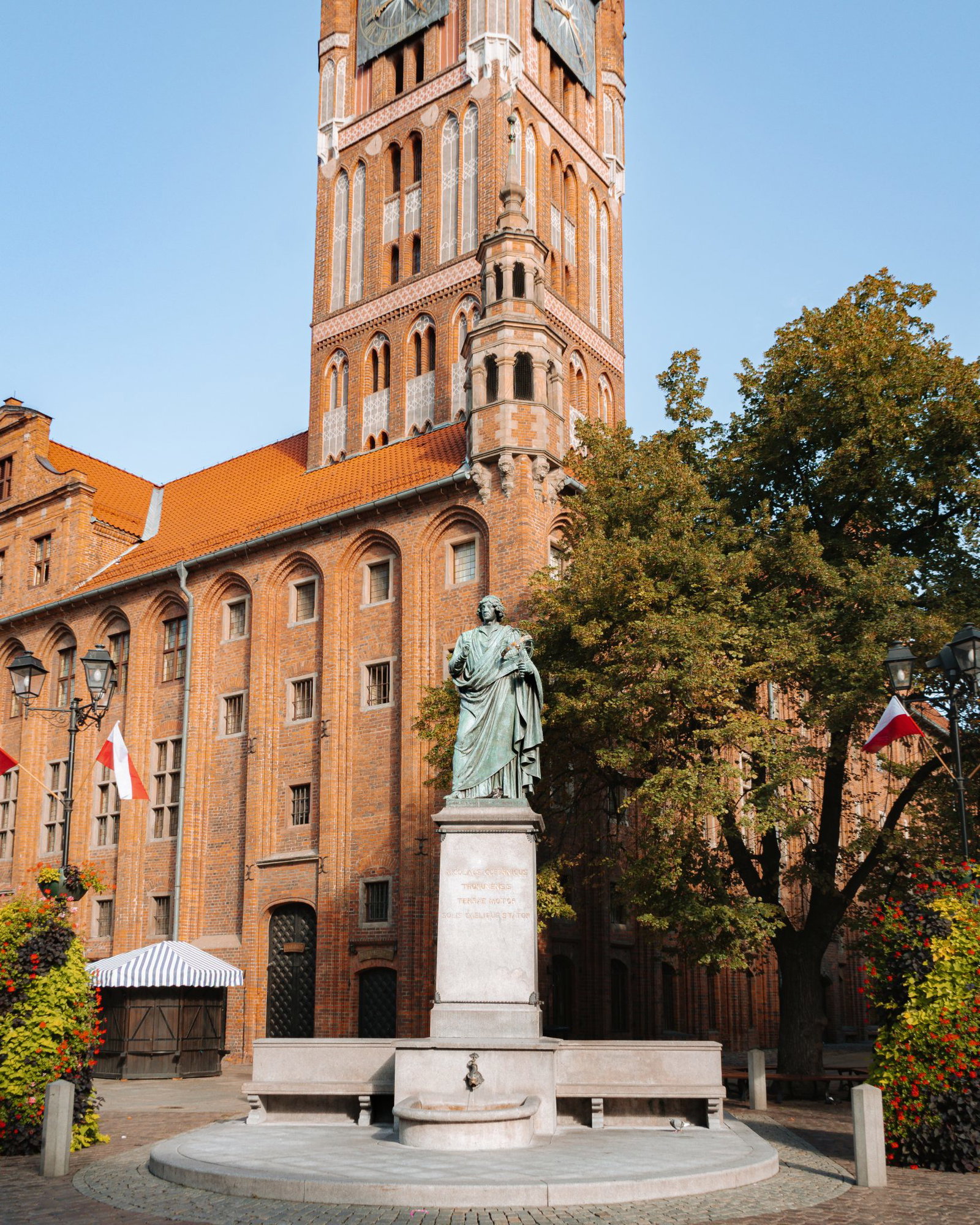Copernicus Monument in Torun, Poland