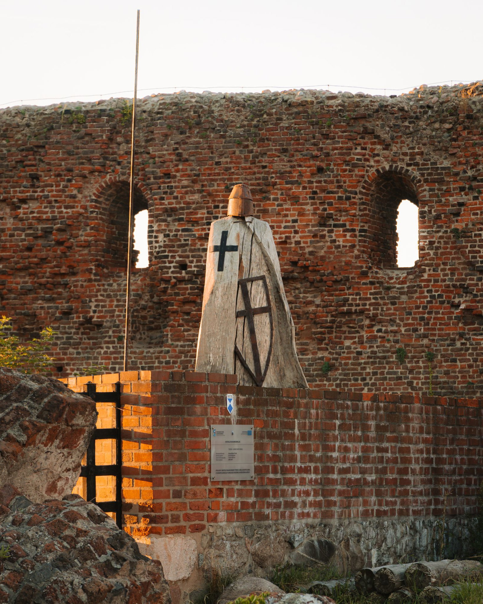 The ruins of Teutonic Castle in Torun, Poland