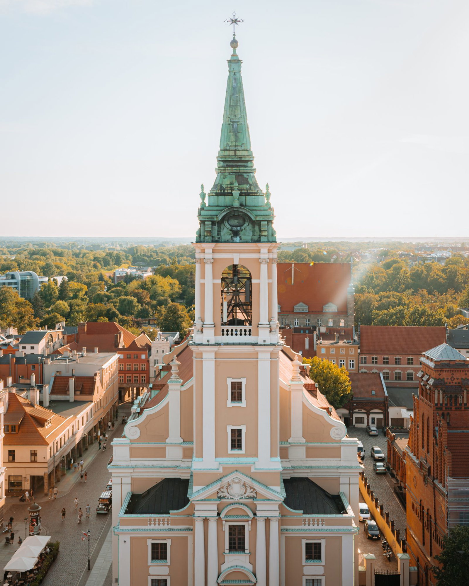 Torun from above