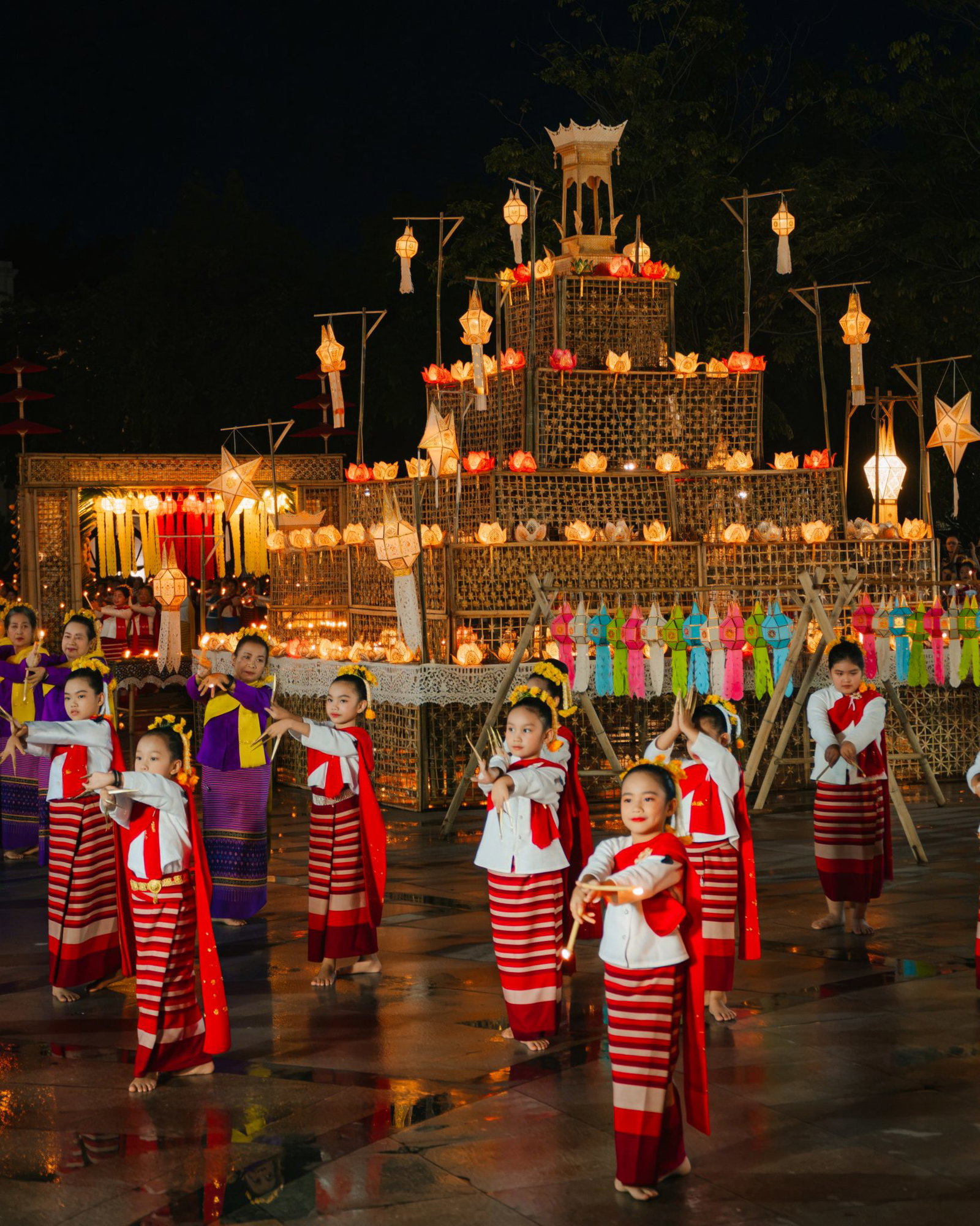 Lanna celebrations during Yi Peng in Chiang Mai