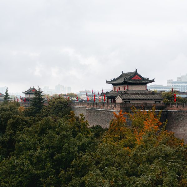 View from XiAn City Walls, China